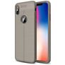 Mobigear Luxury iPhone XS Max Hoesje Flexibel TPU Backcover - Grijs