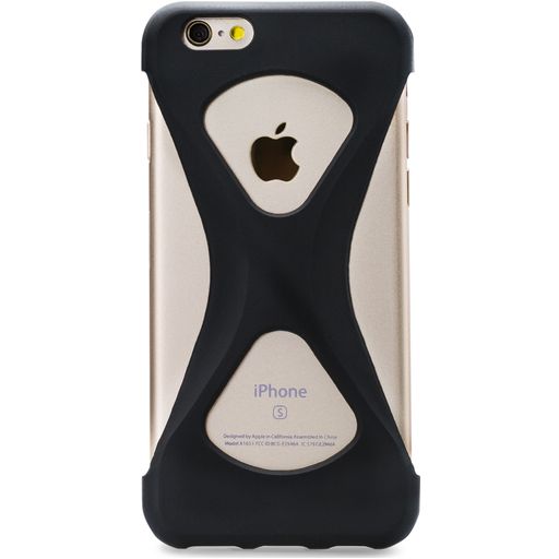 Xccess Grip iPhone 6s Siliconen Hoesje Backcover - Zwart