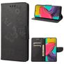 Mobigear Butterfly Samsung Galaxy M53 Hoesje Bookcase Portemonnee - Zwart