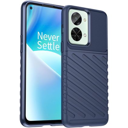 Mobigear Groove OnePlus Nord 2T 5G Hoesje Flexibel TPU Backcover - Blauw