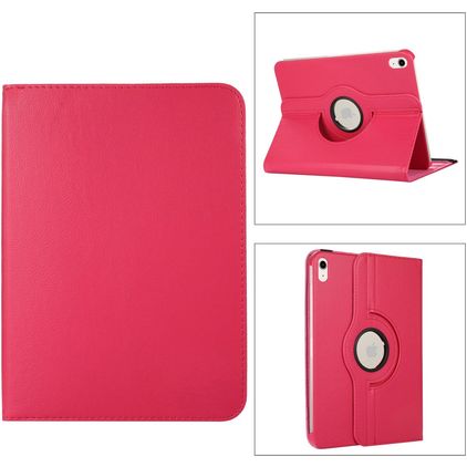 Mobigear DuoStand iPad 11 (2025) Hoes Draaibare Bookcase - Magenta