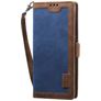 Mobigear Two Tone Huawei P40 Pro Hoesje Bookcase Portemonnee - Bruin / Blauw