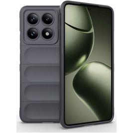 Mobigear Bumpy Xiaomi 14T Hoesje Flexibel TPU Backcover - Grijs