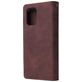Mobigear Zipper Samsung Galaxy S10 Lite Hoesje Bookcase Portemonnee - Bruin