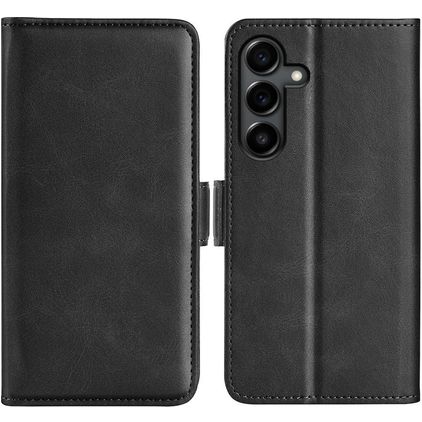 Mobigear Slim Magnet Samsung Galaxy S25 FE Hoesje Bookcase Portemonnee - Zwart