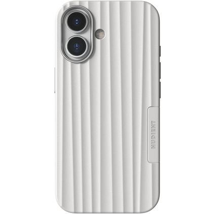 Nudient Bold iPhone 17 MagSafe Hoesje Hardcase Backcover - Chalk White