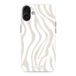 MIO iPhone 16 MagSafe Hoesje Hardcase Backcover - Sandy Zebra
