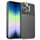 Mobigear Groove iPhone 14 Pro Max Hoesje Flexibel TPU Backcover - Zwart