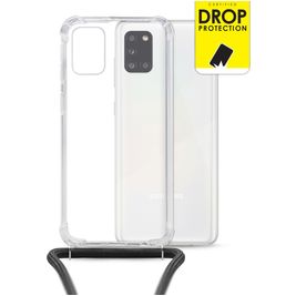 My Style Loop Doorzichtig Samsung Galaxy A31 Flexibel TPU Hoesje met koord - Transparant