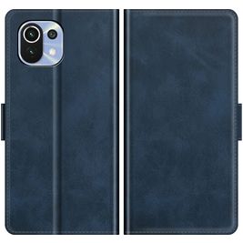 Mobigear Slim Magnet Xiaomi Mi 11 Lite Hoesje Bookcase Portemonnee - Blauw