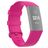 Mobigear Cross Siliconen Fitbit Charge 3 Bandje Gespsluiting - Magenta