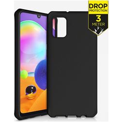 ITSkins FeroniaBio Samsung Galaxy A31 Hoesje Hardcase Backcover Shockproof - Zwart