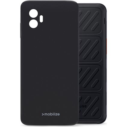 Mobilize Rubber Gelly Samsung Galaxy Xcover 7 Pro Hoesje Flexibel TPU Backcover - Zwart