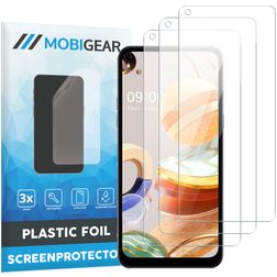 Mobigear LG K61 Screenprotector Folie - Case Friendly (3-Pack)