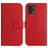 Mobigear Sunflower Motorola Moto G72 Hoesje Bookcase Portemonnee - Rood