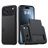 Mobigear Card iPhone 18 Pro Hoesje Hardcase Backcover Shockproof met Pasjeshouder - Zwart
