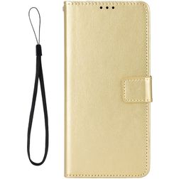 Mobigear Wallet TCL 30 Hoesje Bookcase Portemonnee - Goud