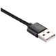 Mobigear Nylon USB-A naar USB-C Kabel 2 Meter - Zwart