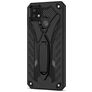 Mobigear Armor Stand Realme C21Y Hoesje Hardcase Backcover Shockproof met Standaard - Zwart