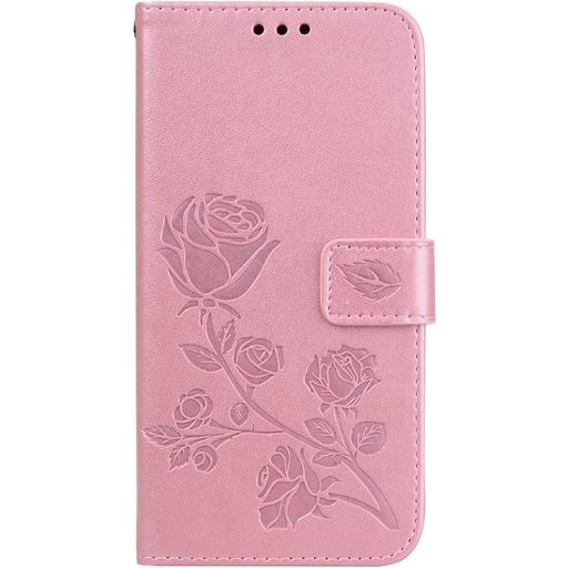 Mobigear Roses Xiaomi Pocophone F1 Hoesje Bookcase Portemonnee - Roségoud
