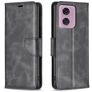 Mobigear Excellent Motorola Moto E14 Hoesje Bookcase Portemonnee - Zwart