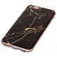 Mobigear Marble iPhone 6s Hoesje Flexibel TPU Backcover - Zwart