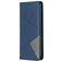 Mobigear Rhombus Slim OPPO Reno 4 Hoesje Bookcase - Blauw