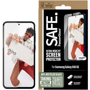 SAFE by PanzerGlass Ultra-Wide-Fit Samsung Galaxy A56 Glazen Screenprotector - Case Friendly