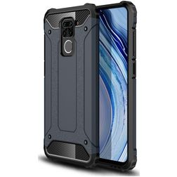 Mobigear Outdoor Xiaomi Redmi Note 9 Hoesje Hardcase Backcover Shockproof - Donkerblauw