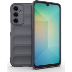 Mobigear Bumpy Samsung Galaxy A16 Hoesje Flexibel TPU Backcover - Grijs