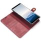 Mobigear Snap Button Samsung Galaxy Note 9 Hoesje Uitneembare 2in1 Bookcase Portemonnee - Rood