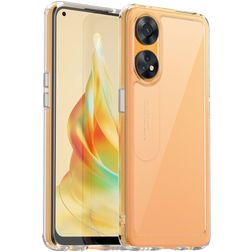 Mobigear Crystal Doorzichtig OPPO Reno 8T 4G Hoesje Hardcase Backcover - Transparant