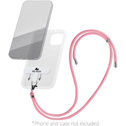 My Style Lanyard Universeel Telefoonkoord Verstelbaar - Roze