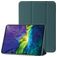 Mobigear Tri-Fold Gel iPad 11 (2025) Hoes TPU,Kunstleer Bookcase - Groen