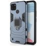 Mobigear Armor Ring Realme C21Y Hoesje Hardcase Backcover Shockproof met Ringhouder - Blauw