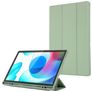 Mobigear Tri-Fold Gel Samsung Galaxy Tab A9 Plus (2023) Hoes TPU,Kunstleer Bookcase + Stylus Houder - Groen