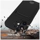 Mobigear Lanyard Card iPhone 17 Siliconen Hoesje met koord en Pasjeshouder - Zwart
