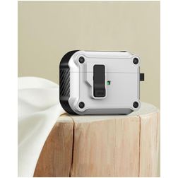 Mobigear Armor Clip Apple AirPods Pro 3 Hoesje - Wit