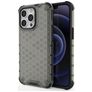 Mobigear Honeycomb iPhone 14 Pro Max Hoesje Hardcase Backcover Shockproof - Zwart