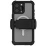 Ghostek Nautical Belt iPhone 16 Pro Max Waterdicht MagSafe Hoesje Hardcase Backcover Shockproof - Transparant / Zwart