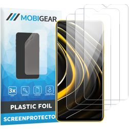 Mobigear POCO M3 Screenprotector Folie - Case Friendly (3-Pack)