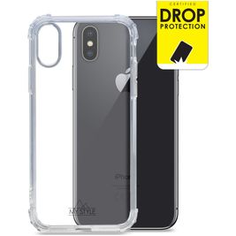 My Style Protective Flex Doorzichtig iPhone X Hoesje Flexibel TPU Backcover Shockproof - Transparant