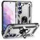 Mobigear Armor Ring Samsung Galaxy S23 Plus Hoesje Hardcase Backcover Shockproof met Ringhouder - Zilver
