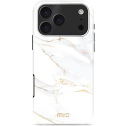 MIO iPhone 17 Pro MagSafe Hoesje Hardcase Backcover - White Marble