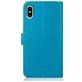 Mobigear Clover iPhone XR Hoesje Bookcase Portemonnee - Blauw