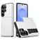 Mobigear Card Samsung Galaxy S26 Ultra Hoesje Hardcase Backcover Shockproof met Pasjeshouder - Wit