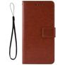 Mobigear Wallet Motorola One Vision Hoesje Bookcase Portemonnee - Bruin