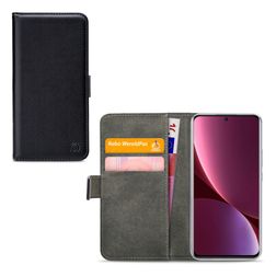 Mobilize Classic Gelly Wallet Xiaomi 12 Pro Hoesje Bookcase Portemonnee - Zwart
