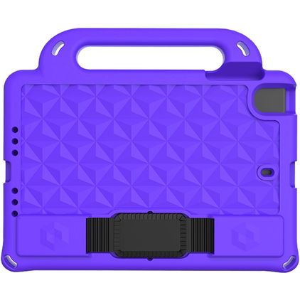 Mobigear Diamond iPad Mini 7 (2024) Kinder Tablethoes met Handvat - Paars