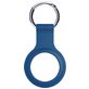Xccess Keychain Apple AirTag Hoesje Flexibel Siliconen Sleutelhanger - Blauw